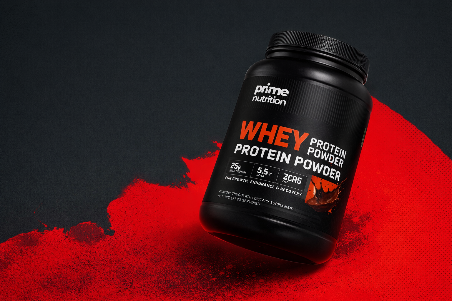 Protein powder banner