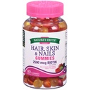 Hair Skin and Nails Gummies | 80 Count | 2500 Mcg of Biotin | for Men and Women | by Nature S Truth