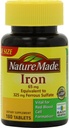 Nature Made Iron 65 Mg (from Ferrous Sulfate) Tablets - 180ct