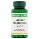 Nature's Bounty Calcium Magnesium Zinc Coated Caplets, 100 CT