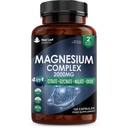 New Leaf Products Magnesium Complex 2000mg Elemental 449mg 120 Capsules