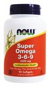 NOW Foods, Super Omega 3-6-9 Fish Oil, 90 Softgels733739018397