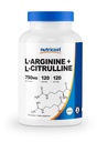 Nutricost L-Arginine L-Citrulline Complex Capsules - 120 Capsules